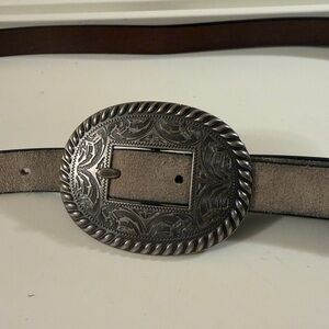 Lucky Brand Brown Leather Belt